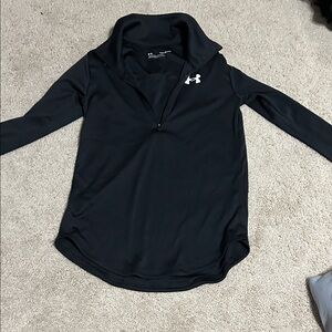 Under Armour Black Quarter-Zip Top